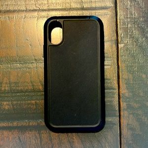 iPhone 10 black soft case. Gently used.